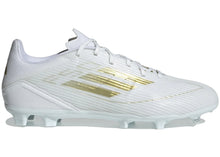 Load image into Gallery viewer, adidas F50 League Multi-Ground Cloud White Gold Metallic