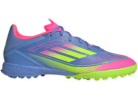 adidas F50 League Turf Blue Fusion Lucid Lemon Lucid Pink