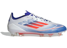 Load image into Gallery viewer, adidas F50 Pro FG Cloud White Solar Red Lucid Blue
