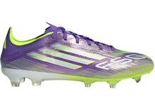 Load image into Gallery viewer, adidas F50 Pro FG Purple Rush Cloud White Lucid Lemon