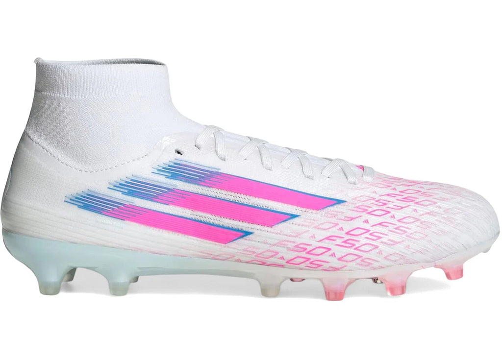 adidas F50 Pro Mid-Cut FG Sparkfusion Pack White Lucid Pink (Women's)