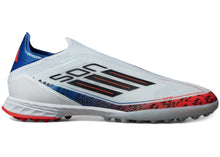 Load image into Gallery viewer, adidas F50 Pro Son Laceless Turf Cloud White Bright Red Blue