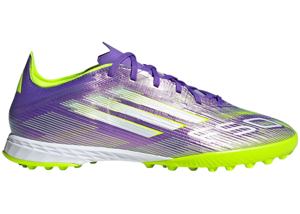 adidas F50 Pro TF Purple Rush Cloud White Lucid Lemon