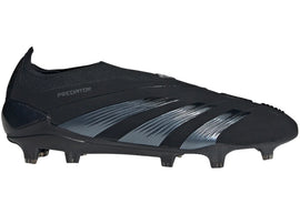 adidas Predator 24 Elite Laceless FG Core Black Carbon