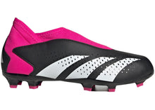 Load image into Gallery viewer, adidas Predator Accuracy.3 Laceless FG Core Black Cloud White Team Shock Pink (GS)
