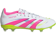 Load image into Gallery viewer, adidas Predator Elite FG Cloud White Lucid Pink Lucid Lemon (GS)