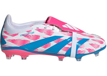 Load image into Gallery viewer, adidas Predator Elite Foldover Tongue FG Cloud White Solar Blue Solar Pink (GS)