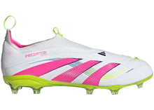 Load image into Gallery viewer, adidas Predator Elite Laceless FG Cloud White Lucid Pink Lucid Lemon (GS)