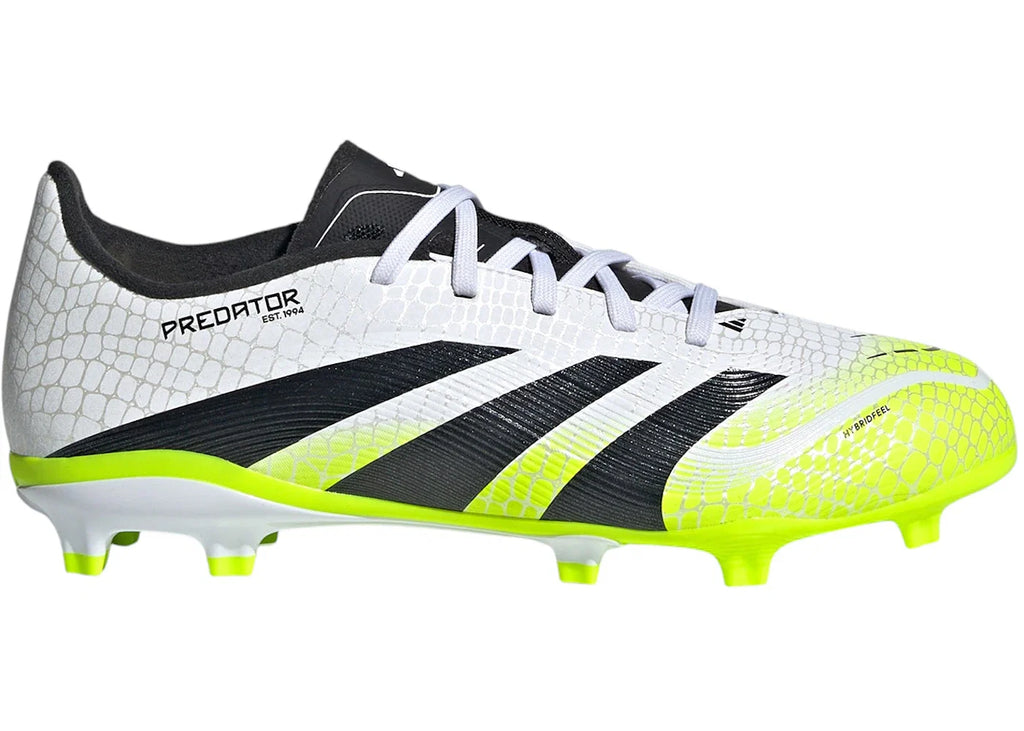 adidas Predator League FG/MG Cloud White Core Black Lucid Lemon (GS)