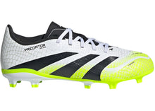 Load image into Gallery viewer, adidas Predator League FG/MG Cloud White Core Black Lucid Lemon (GS)