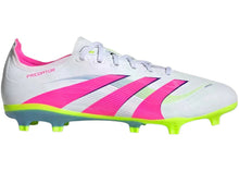 Load image into Gallery viewer, adidas Predator League FG/MG Cloud White Lucid Pink Lucid Lemon