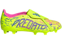 Load image into Gallery viewer, adidas Predator League Fold-Over Tongue FG Lucid Lemon Blue Fusion Lucid Pink (GS)