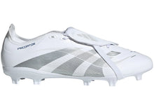 Load image into Gallery viewer, adidas Predator League Fold-Over Tongue FG/MG Cloud White Silver Metallic Bright Royal