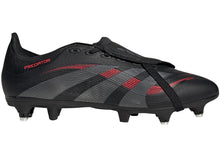 Load image into Gallery viewer, adidas Predator League Fold-Over Tongue SG Core Black Grey Four Lucid Red