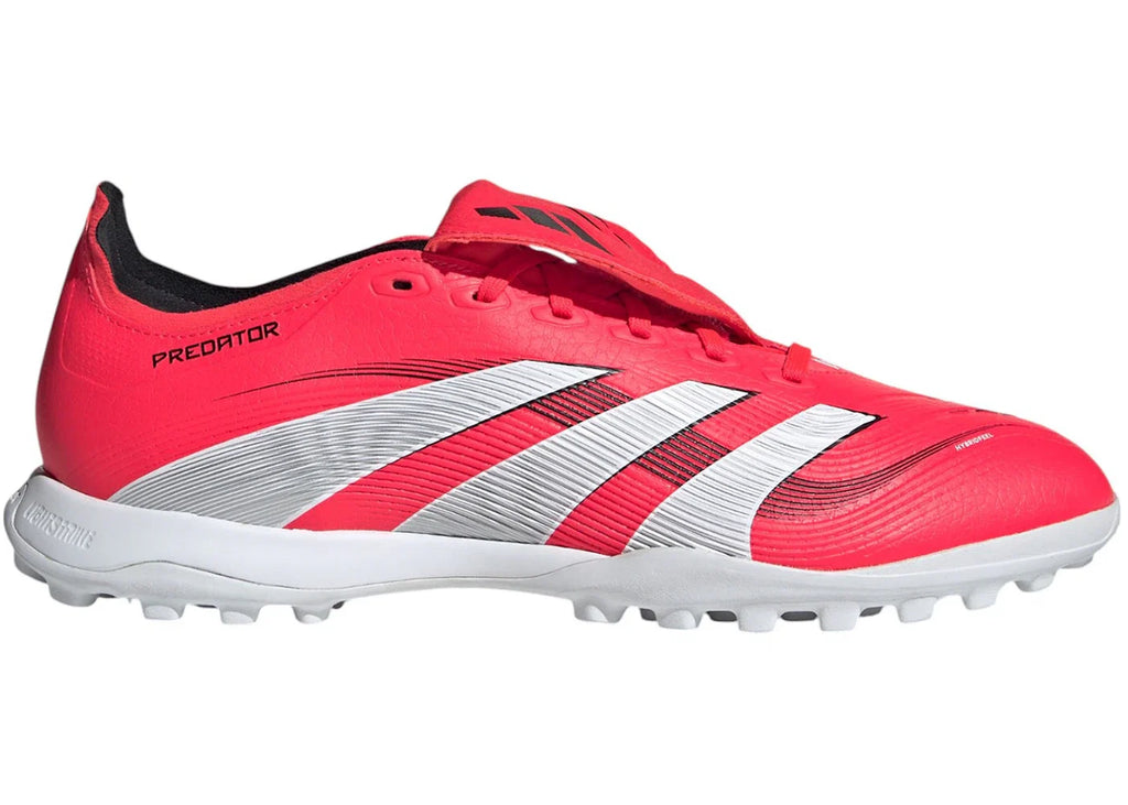 adidas Predator League Fold-Over Tongue Turf Lucid Red Cloud White Core Black