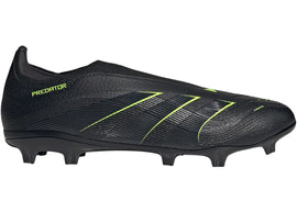 adidas Predator League Laceless FG/MG Core Black Carbon Lucid Lemon
