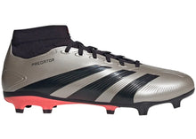 Load image into Gallery viewer, adidas Predator League Mid FG Platinum Metallic Aurora Black Turbo