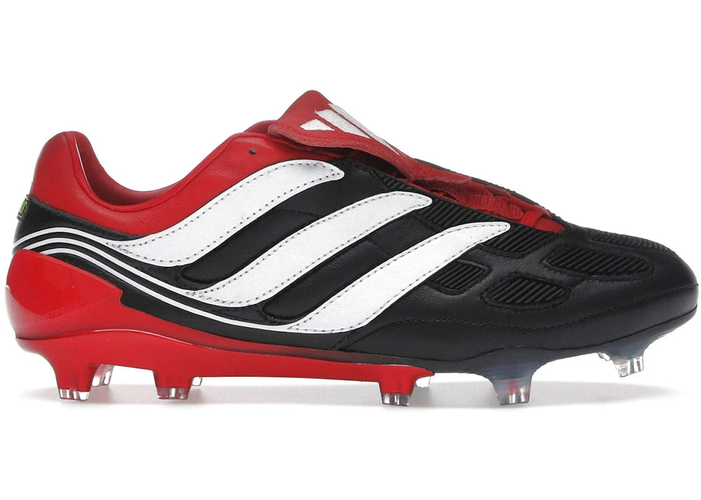 adidas Predator Precision FG Black White Collegiate Red Made in Germany