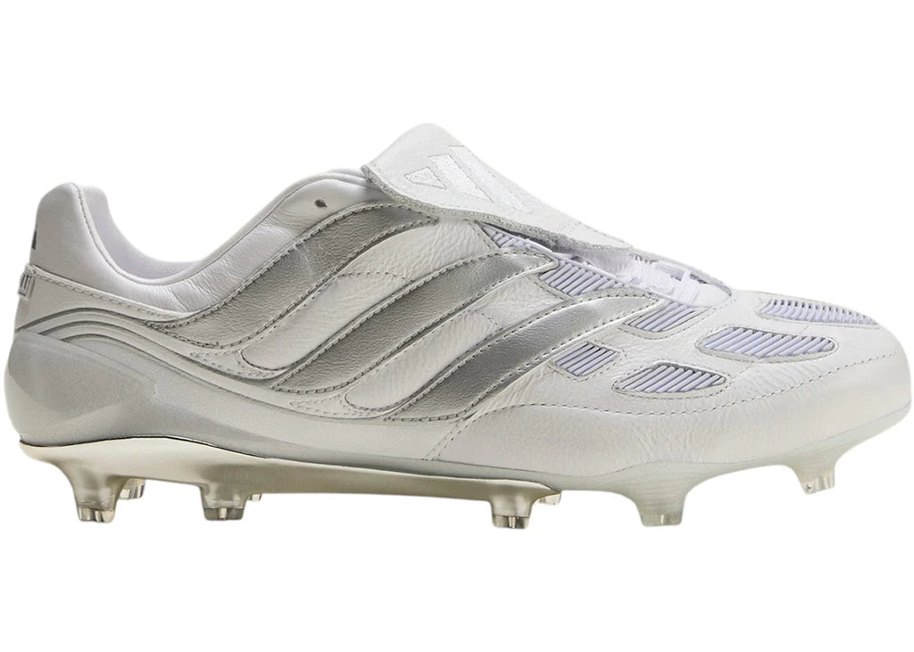 adidas Predator Precision FG White Silver Metallic Made in Germany