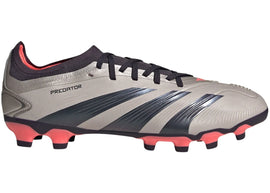 adidas Predator Pro MG Platinum Metallic Aurora Black Turbo