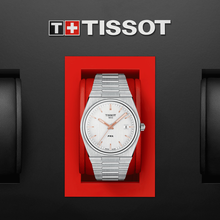 Load image into Gallery viewer, Tissot PRX Quartz Silver Dial Silver Steel Strap Watch for Men - T137.410.11.031.00