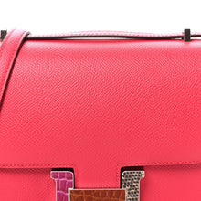 Load image into Gallery viewer, Epsom Shiny Alligator Lizard Constance 18 Rose Extreme Rose Poupre Etru Ombre