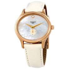 Load image into Gallery viewer, Tissot T Lady Bella Ora Mother of Pearl Dial Cream Leather Strap Watch for Women - T103.310.36.111.00