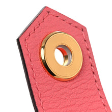 Load image into Gallery viewer, Taurillon Clemence Chevre Mysore Saut 25 Rouge De Coeur Rose Azalee Rouge Sellier