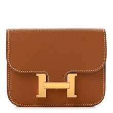 Load image into Gallery viewer, Epsom Constance Slim Wallet Gold