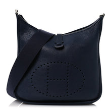Load image into Gallery viewer, Taurillon Clemence Evelyne III PM Bleu Nuit