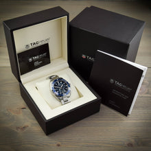 Load image into Gallery viewer, Tag Heuer Aquaracer Blue Dial SIlver Steel Strap Watch for Men - CAY111B.BA0927