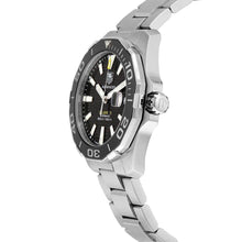 Load image into Gallery viewer, Tag Heuer Aquaracer Automatic Black Dial Silver Steel Strap Watch for Men - WAY211A.BA0928
