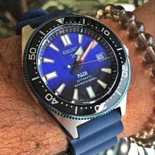 Load image into Gallery viewer, Seiko Prospex PADI Special Edition Divers 200M Blue Dial Blue Rubber Strap Watch For Men - SPB071J1