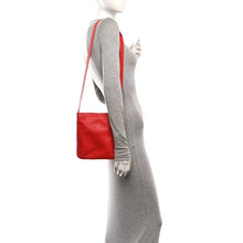 Load image into Gallery viewer, Lambskin Clou De Selle Pouch Rouge