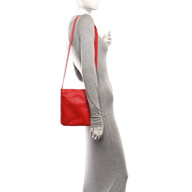 Lambskin Clou De Selle Pouch Rouge