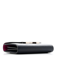 Load image into Gallery viewer, Epsom Verso Constance Short Wallet Bleu Indigo Rose Pourpre