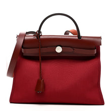 Load image into Gallery viewer, Vache Hunter Toile Herbag Zip 31 PM Rouge H Brique