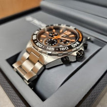 Load image into Gallery viewer, Tag Heuer Formula 1 Chronograph Ceramic Black Dial Silver Steel Strap Watch for Men - CAZ101AH.BA0842