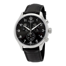 Load image into Gallery viewer, Tissot Chrono XL Classic Black Dial Black Leather Strap Watch For Men - T116.617.16.057.00