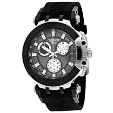 Load image into Gallery viewer, Tissot T Race Chronograph Anthracite Black Dial Black Silicone Strap Watch For Men - T115.417.27.061.00