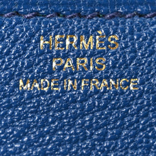 Load image into Gallery viewer, Chevre Mysore Verso Constance 18 Blue Saphir Menthe