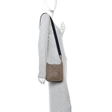 Load image into Gallery viewer, Taurillon Clemence Amazone Evelyne TPM Etoupe Bleu Indigo