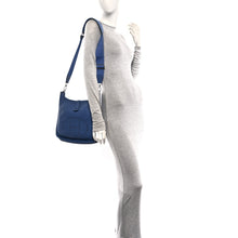 Load image into Gallery viewer, Taurillon Clemence Evelyne III PM Bleu Agate