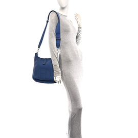 Taurillon Clemence Evelyne III PM Bleu Agate