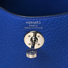 Load image into Gallery viewer, Taurillon Clemence Mini Lindy 20 Bleu Electrique