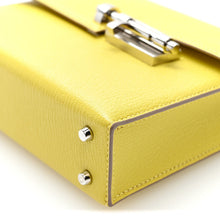 Load image into Gallery viewer, Chevre Mysore Mini Verrou Chaine Bag Lime