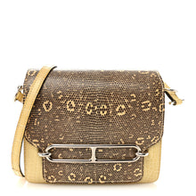 Load image into Gallery viewer, Matte Alligator Lizard Mini Sac Roulis Ombre Vanille