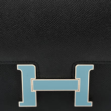 Load image into Gallery viewer, Epsom Enamel Constance 24 Black Bleu Saint Cyr