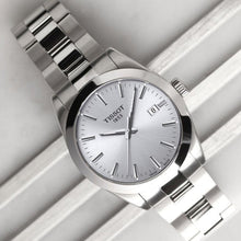 Load image into Gallery viewer, Tissot Gentleman Silver Dial Silver Steel Strap Watch For Men - T127.410.11.031.00
