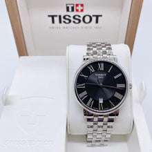 Load image into Gallery viewer, Tissot Carson Premium Black Dial Silver Steel Strap Watch For Men - T122.410.11.053.00